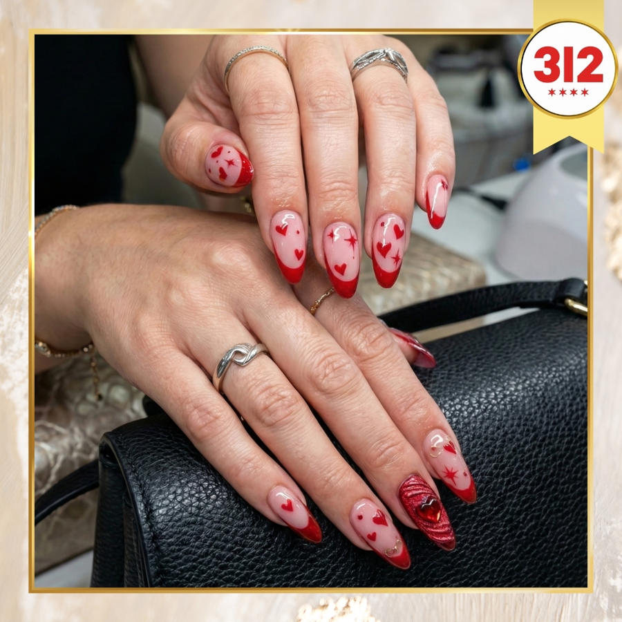 Valentine nail collection